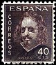 Spain 1945 Quevedo 40 CTS Castaño Edifil 989. 989. Subida por susofe